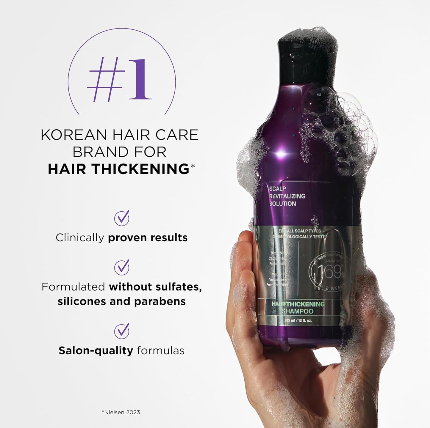 Doctor G. Thickening Serum, Shampoo, Conditioner, and Scalp Treatment Set for Hair Loss